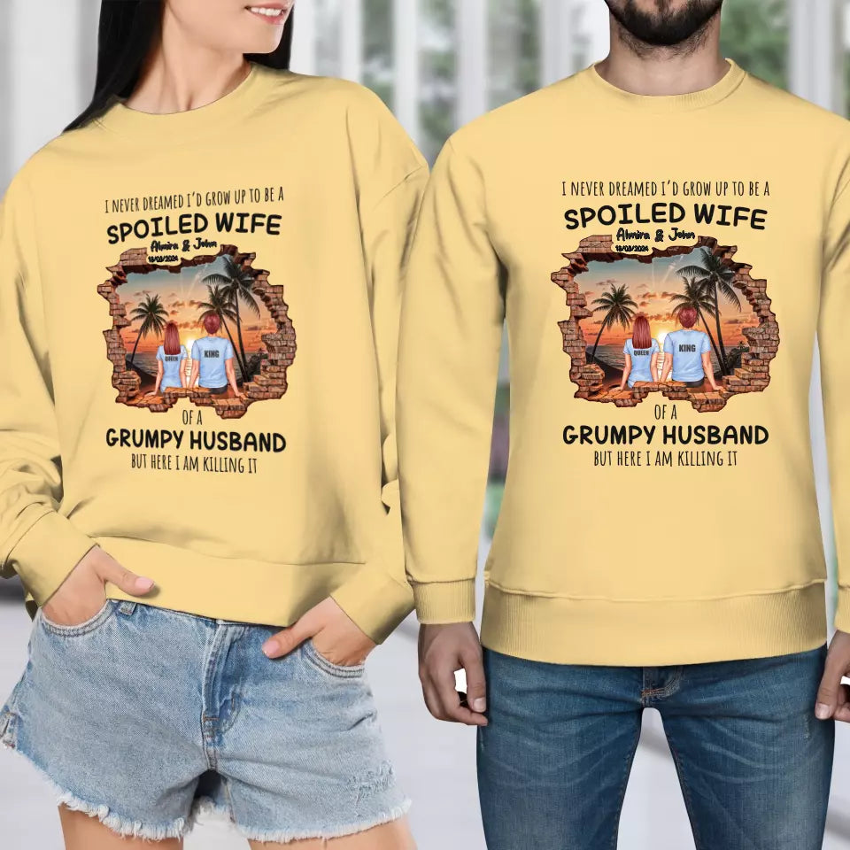 I Never Dreamed - Custom Name - Personalized Gifts for Couples - Sweater