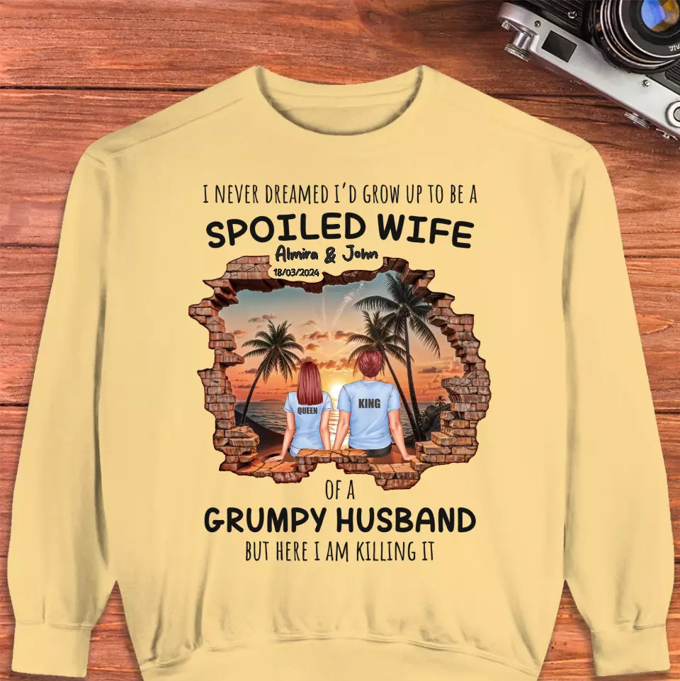 I Never Dreamed - Custom Name - Personalized Gifts for Couples - Sweater