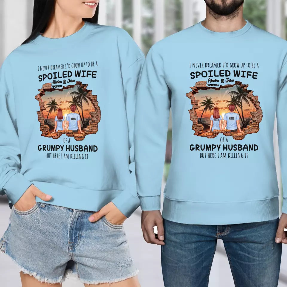 I Never Dreamed - Custom Name - Personalized Gifts for Couples - Sweater