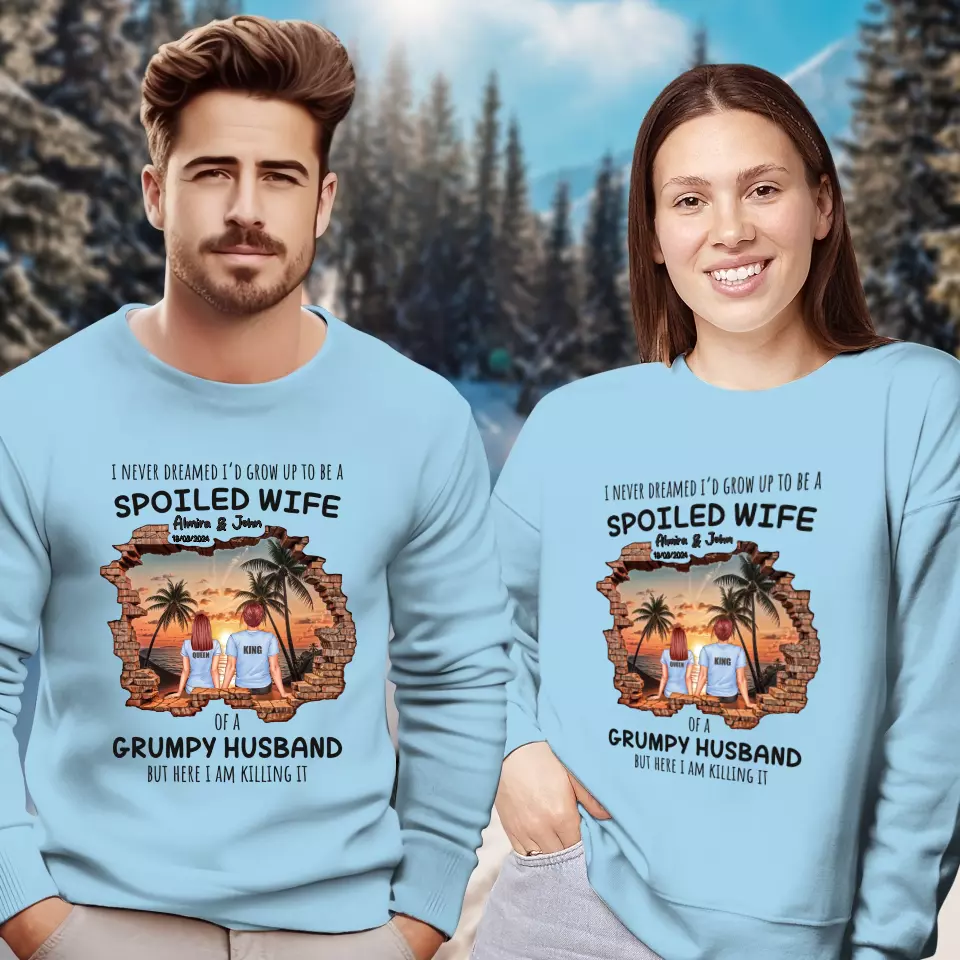 I Never Dreamed - Custom Name - Personalized Gifts for Couples - Sweater