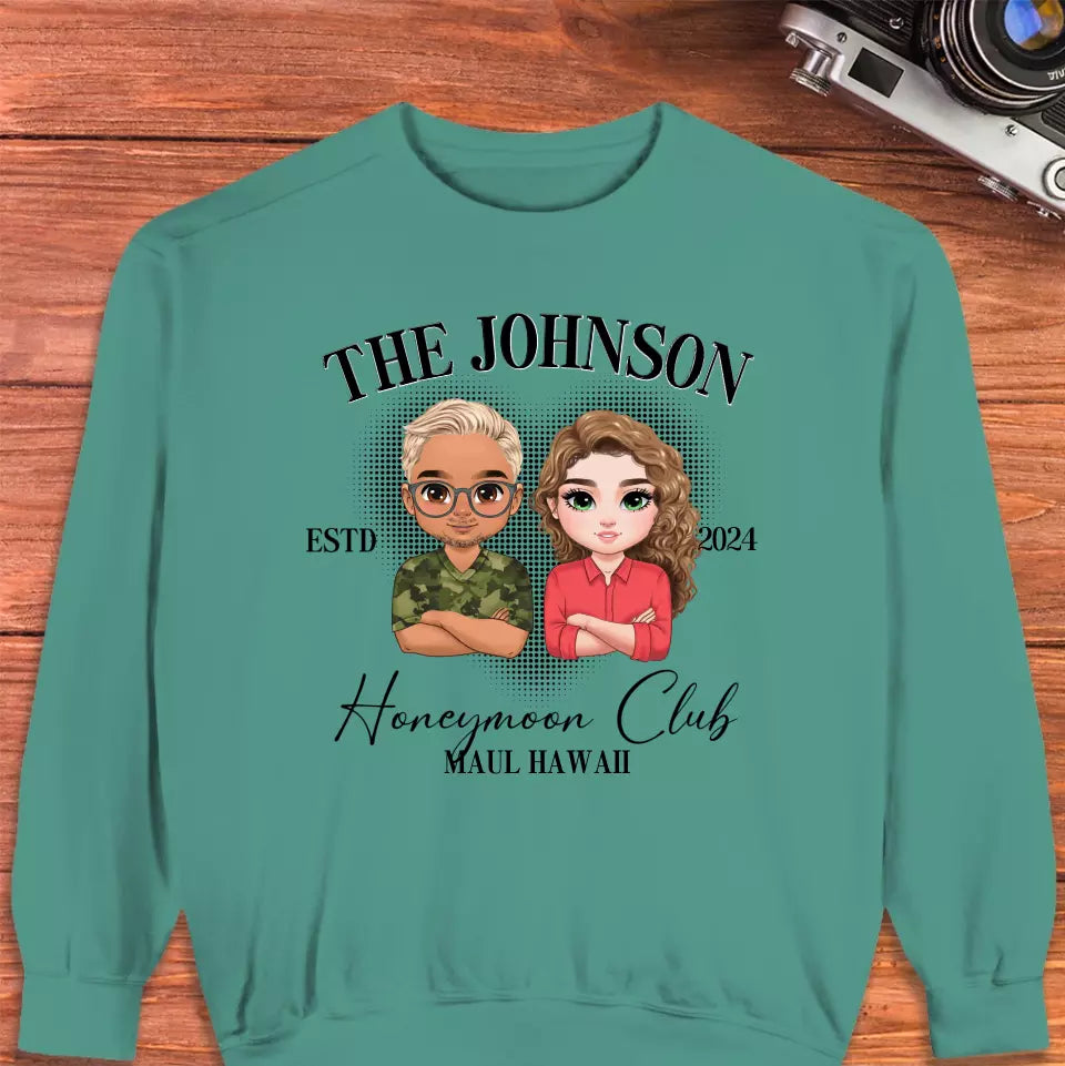 Honeymoon - Custom Year - Personalized Gifts For  Couple - Sweater