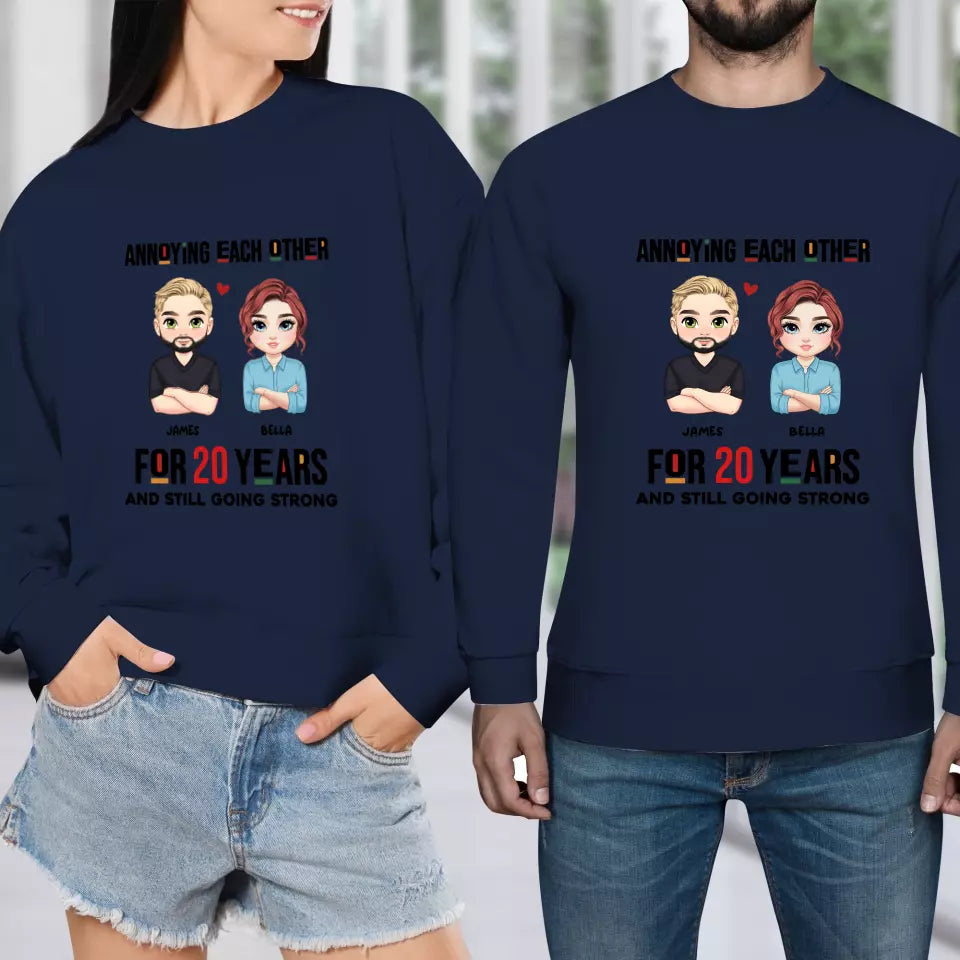 Annoying Each Other For Years - Personalized Gifts for Couples - Unisex Sweater