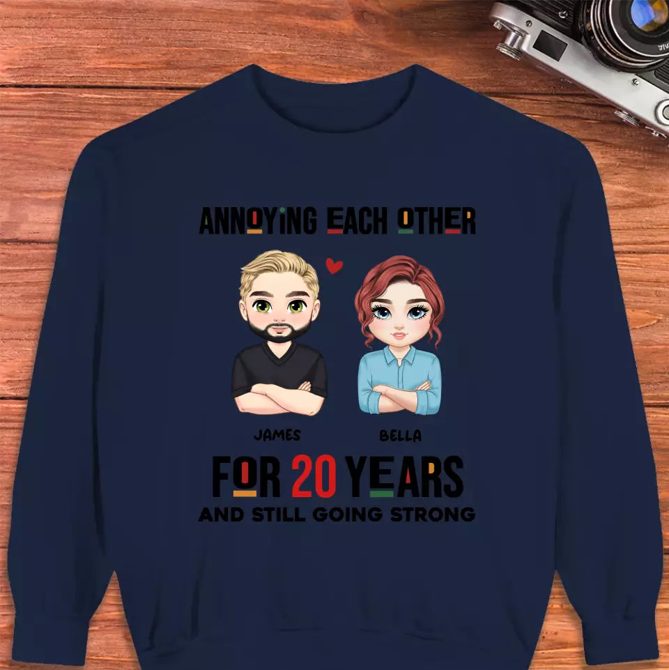 Annoying Each Other For Years - Personalized Gifts for Couples - Unisex Sweater