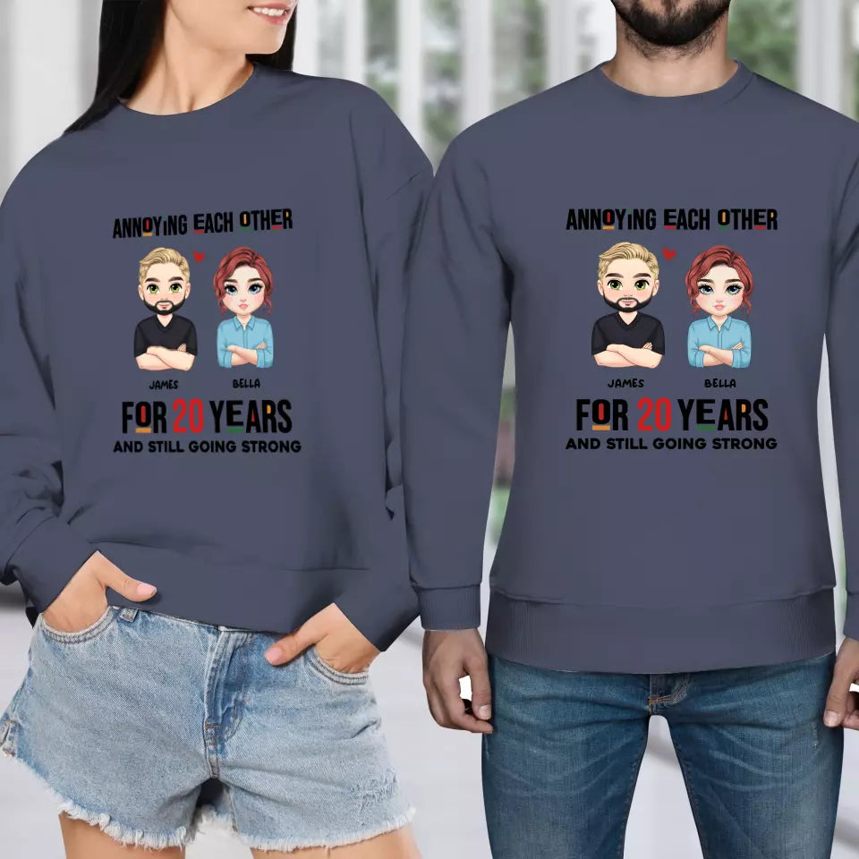 Annoying Each Other For Years - Personalized Gifts for Couples - Unisex Sweater