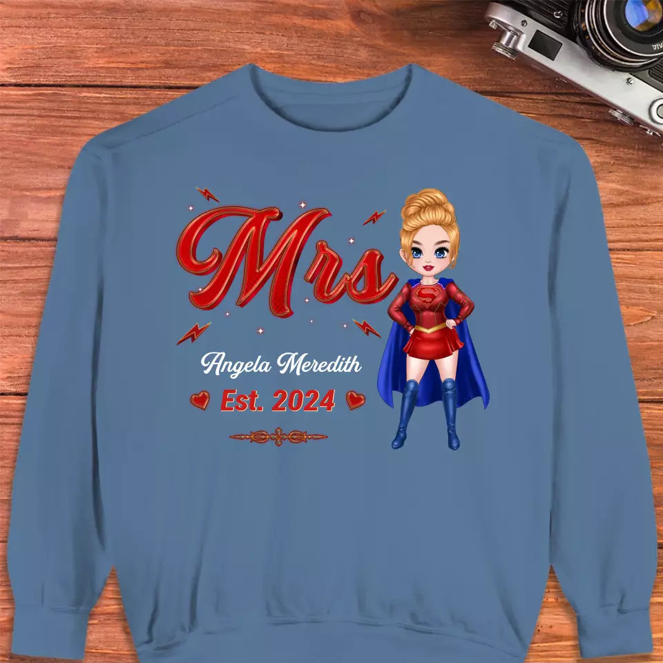 Mr Mrs Matching Shirts - Personalized Gifts For Couples - Unisex Sweater