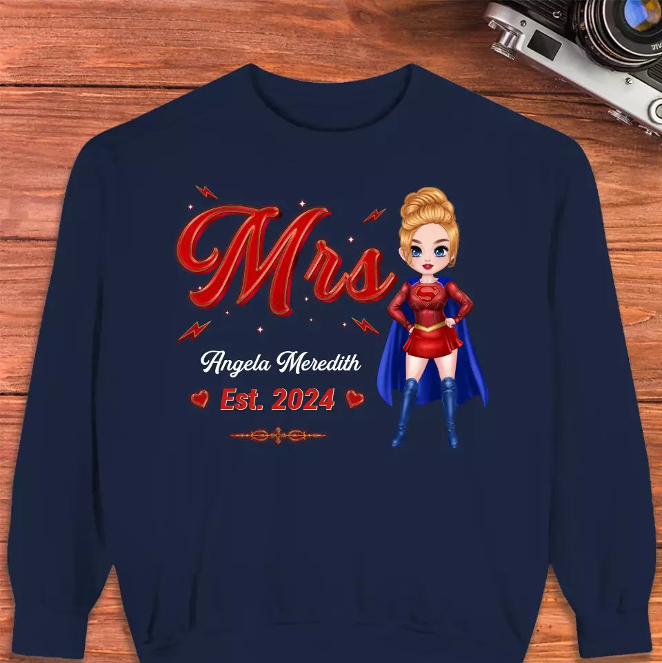 Mr Mrs Matching Shirts - Personalized Gifts For Couples - Unisex Sweater