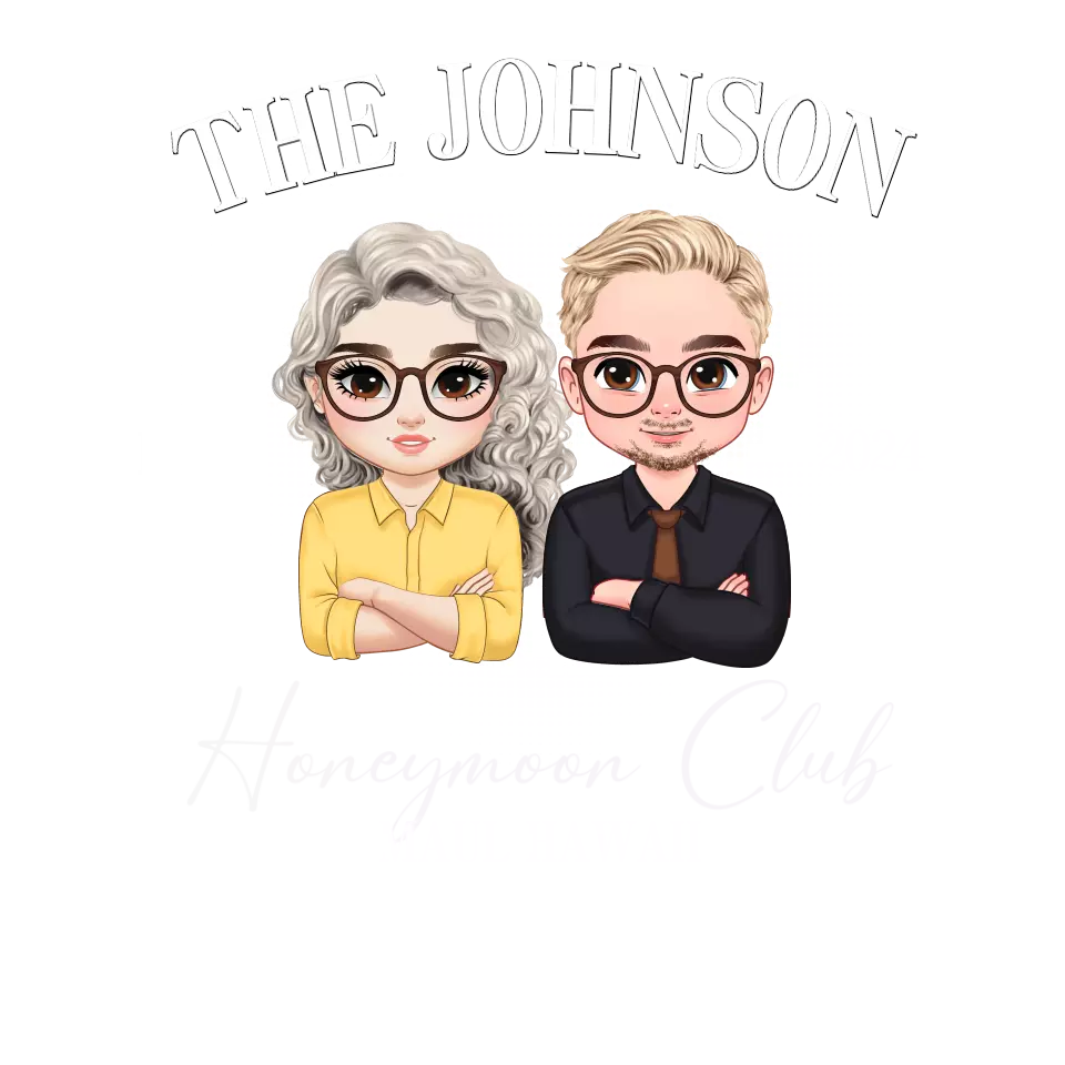 Honeymoon Club - Custom Year - Personalized Gifts For Couple - Sweater