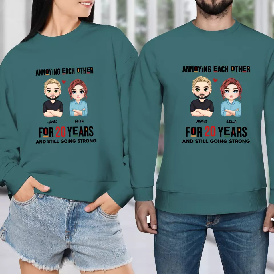 Annoying Each Other For Years - Personalized Gifts for Couples - Unisex Sweater