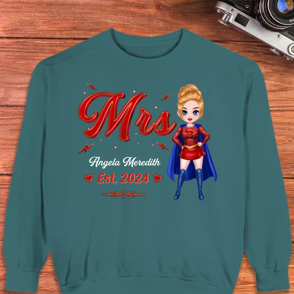 Mr Mrs Matching Shirts - Personalized Gifts For Couples - Unisex Sweater