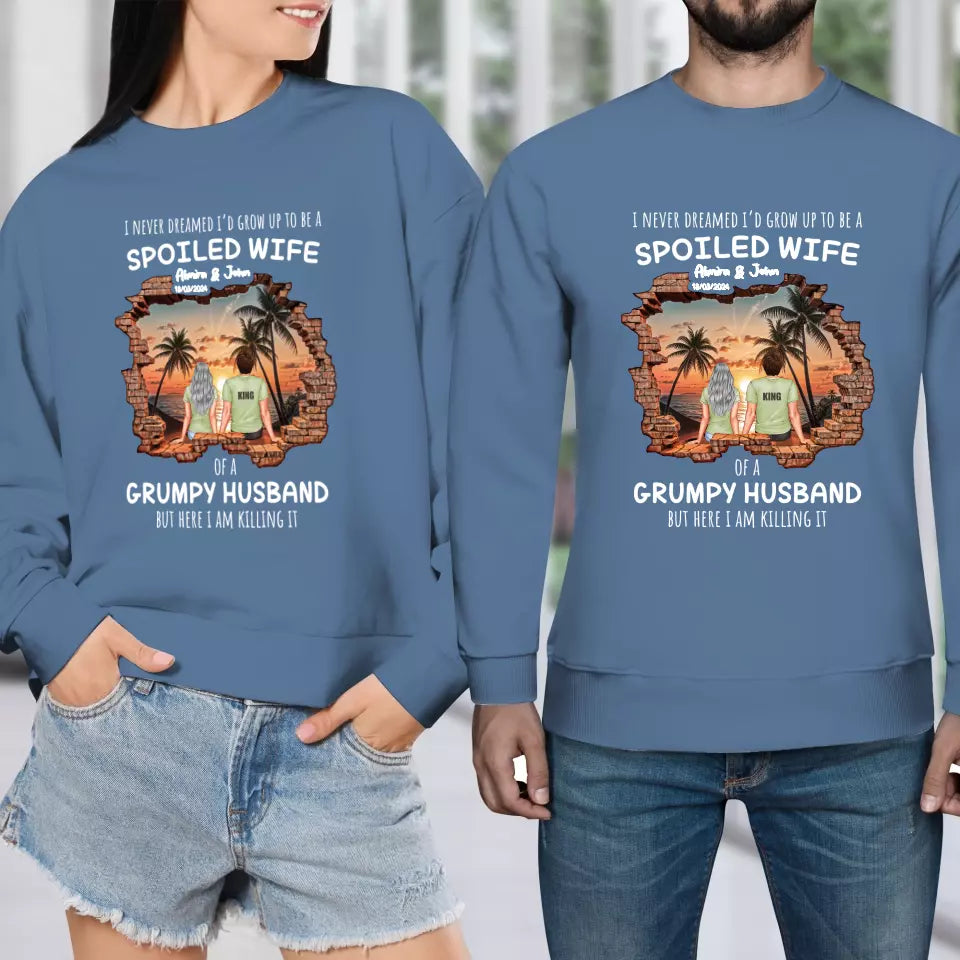 I Would Grow Up To Be - Custom Name - Personalized Gifts for Couples - Sweater