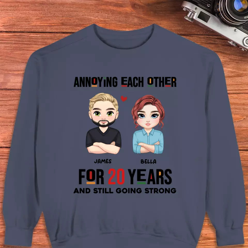 Annoying Each Other For Years - Personalized Gifts for Couples - Unisex Sweater