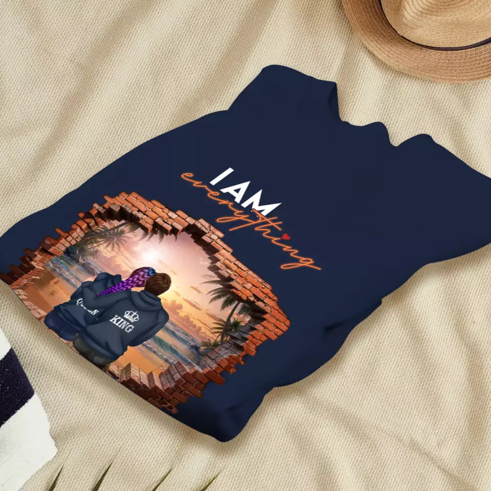 I Have Everything I Need - Custom Name - Personalized Gifts for Couples - Sweater