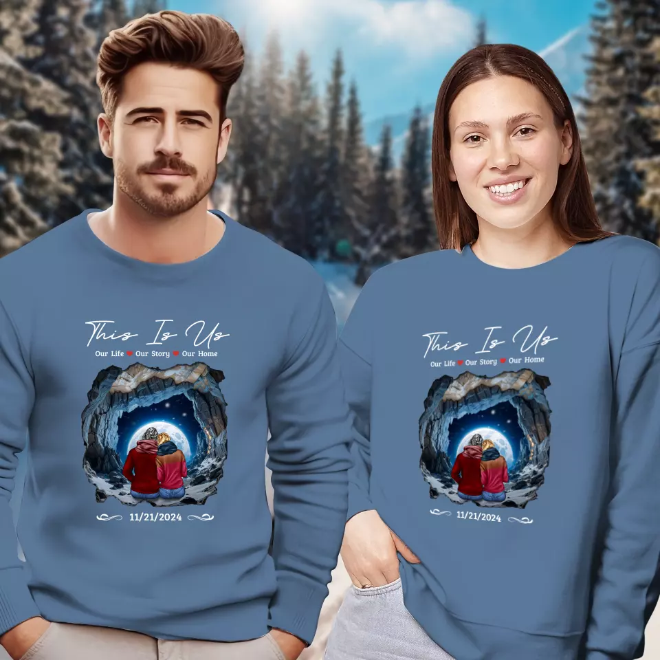 This Is Us - Custom Year - Personalized Gifts For Couple - Sweater