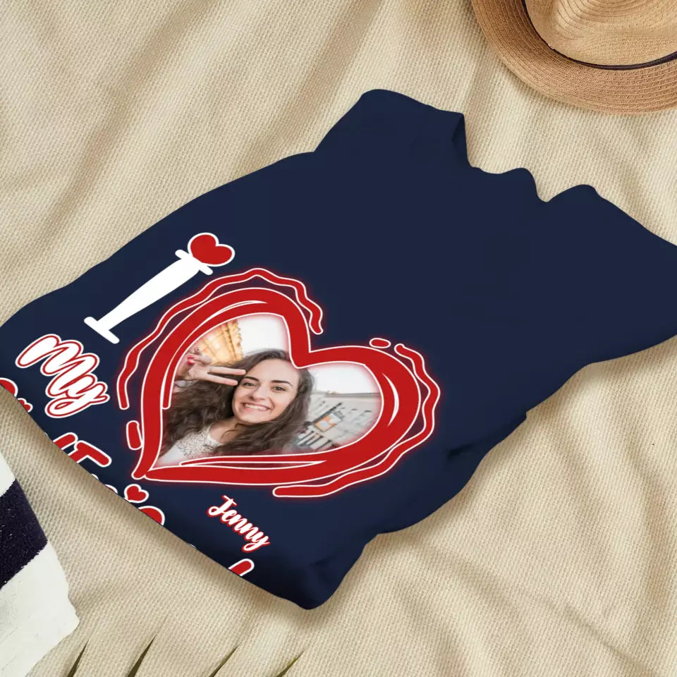 I Love My Girlfriend - Personalized Gifts For Couples - Unisex Sweater