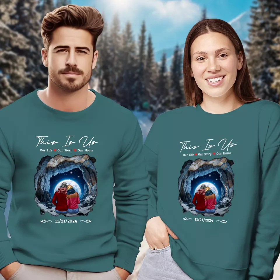 This Is Us - Custom Year - Personalized Gifts For Couple - Sweater