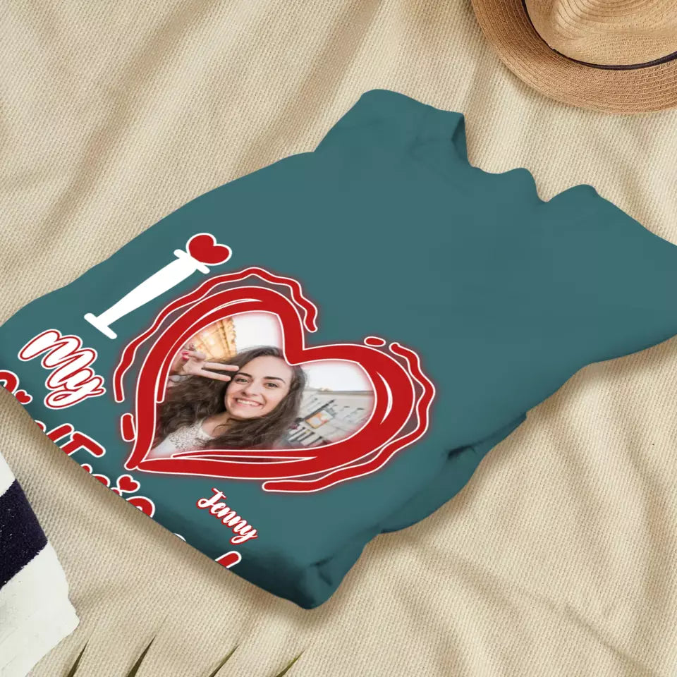 I Love My Girlfriend - Personalized Gifts For Couples - Unisex Sweater