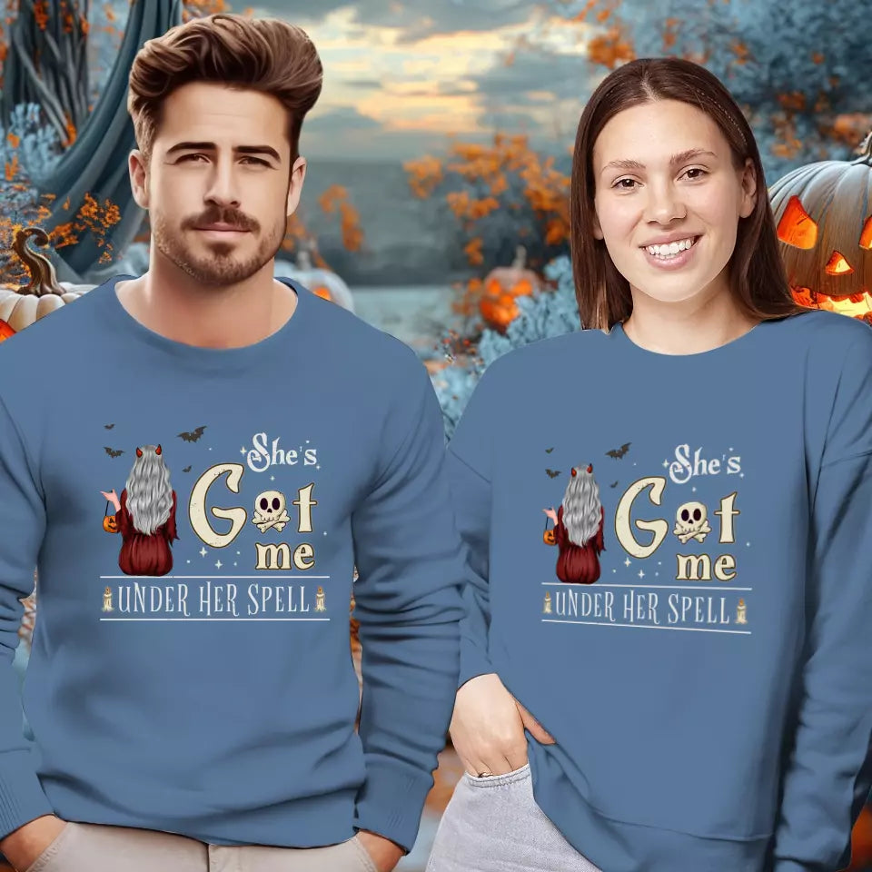 I Put A Spell On You - Custom Character - Personalized Gifts For Couple - Sweater