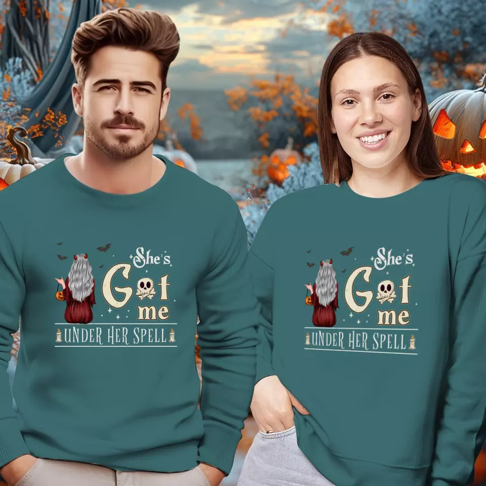 I Put A Spell On You - Custom Character - Personalized Gifts For Couple - Sweater