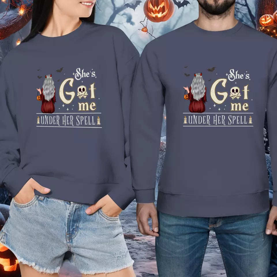 I Put A Spell On You - Custom Character - Personalized Gifts For Couple - Sweater