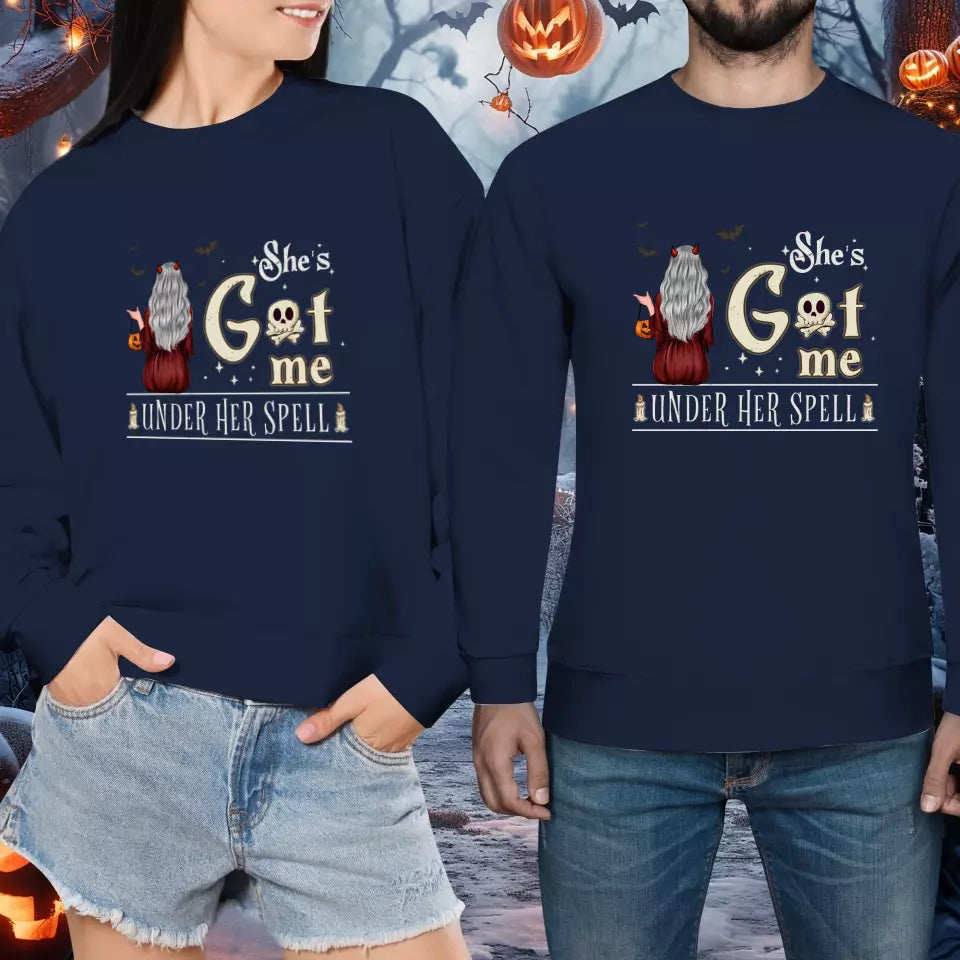 I Put A Spell On You - Custom Character - Personalized Gifts For Couple - Sweater