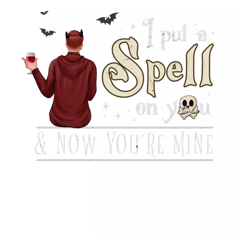 I Put A Spell On You - Custom Character - Personalized Gifts For Couple - Sweater