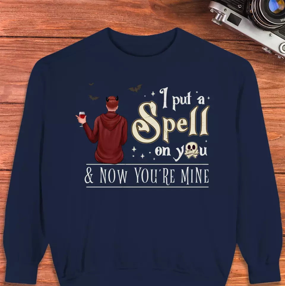 I Put A Spell On You - Custom Character - Personalized Gifts For Couple - Sweater