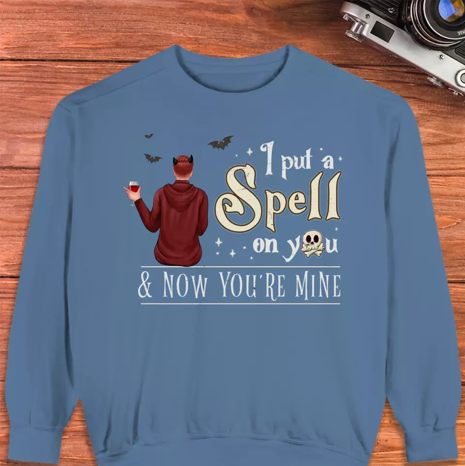 I Put A Spell On You - Custom Character - Personalized Gifts For Couple - Sweater