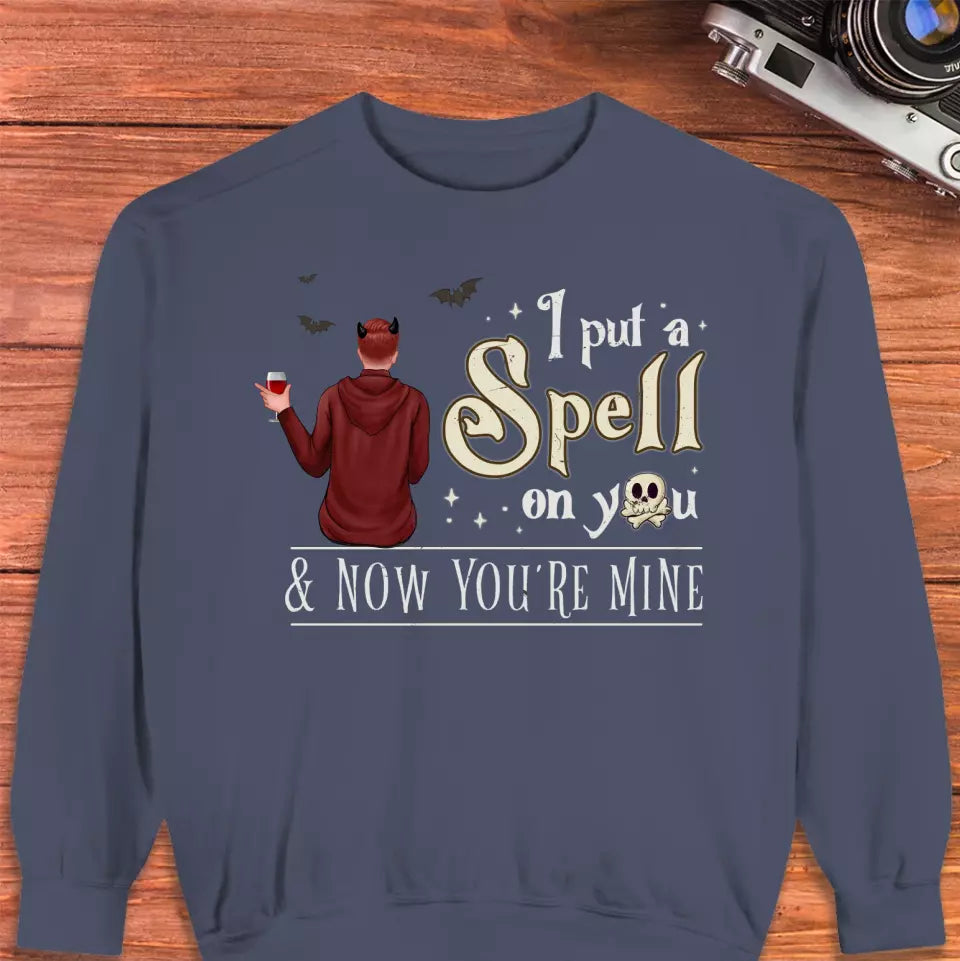 I Put A Spell On You - Custom Character - Personalized Gifts For Couple - Sweater