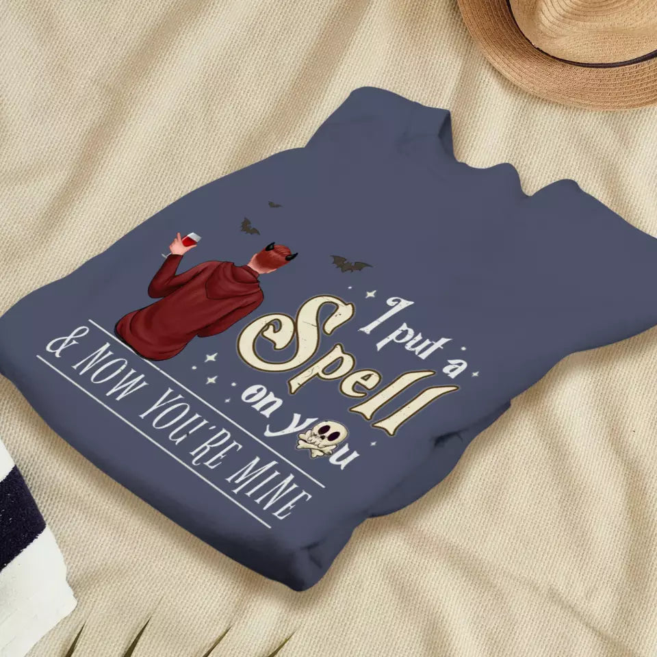 I Put A Spell On You - Custom Character - Personalized Gifts For Couple - Sweater