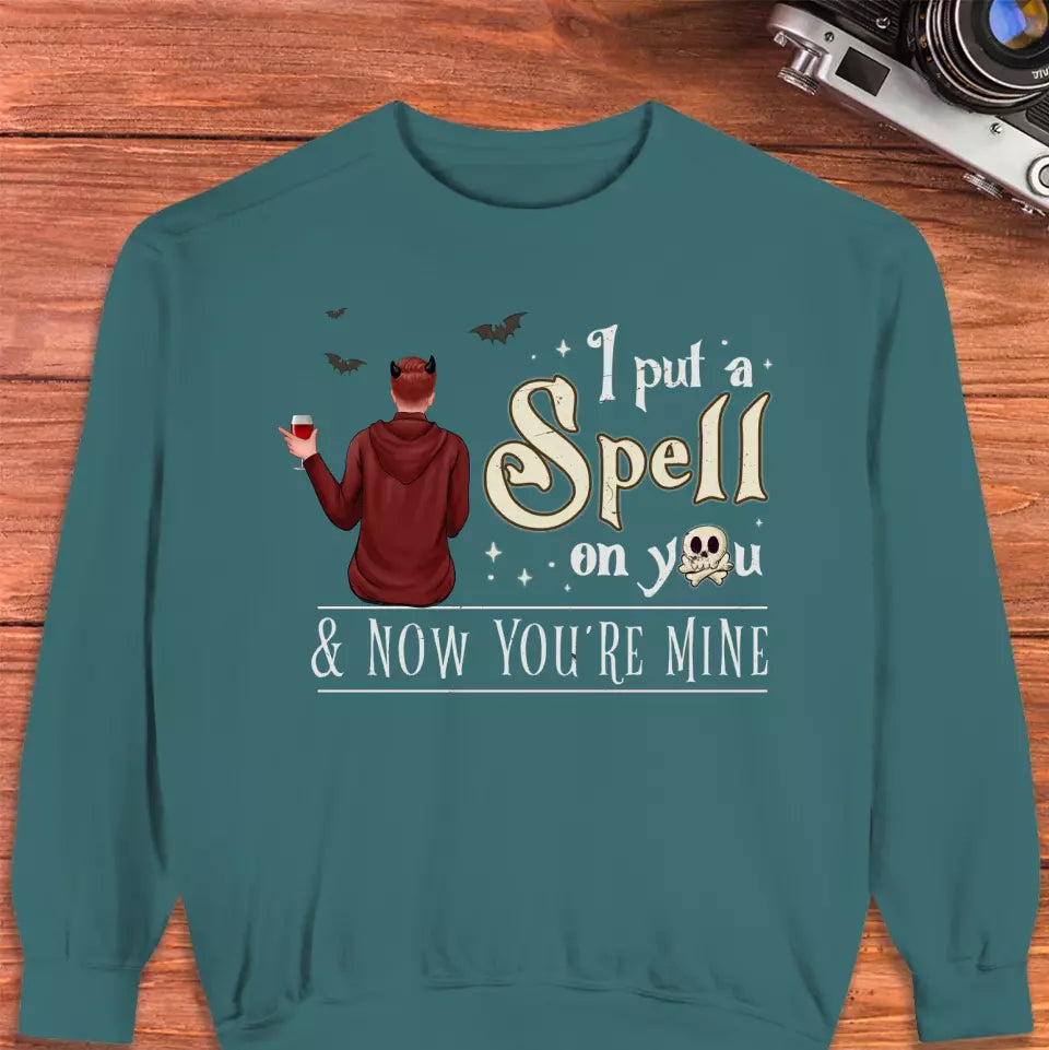 I Put A Spell On You - Custom Character - Personalized Gifts For Couple - Sweater