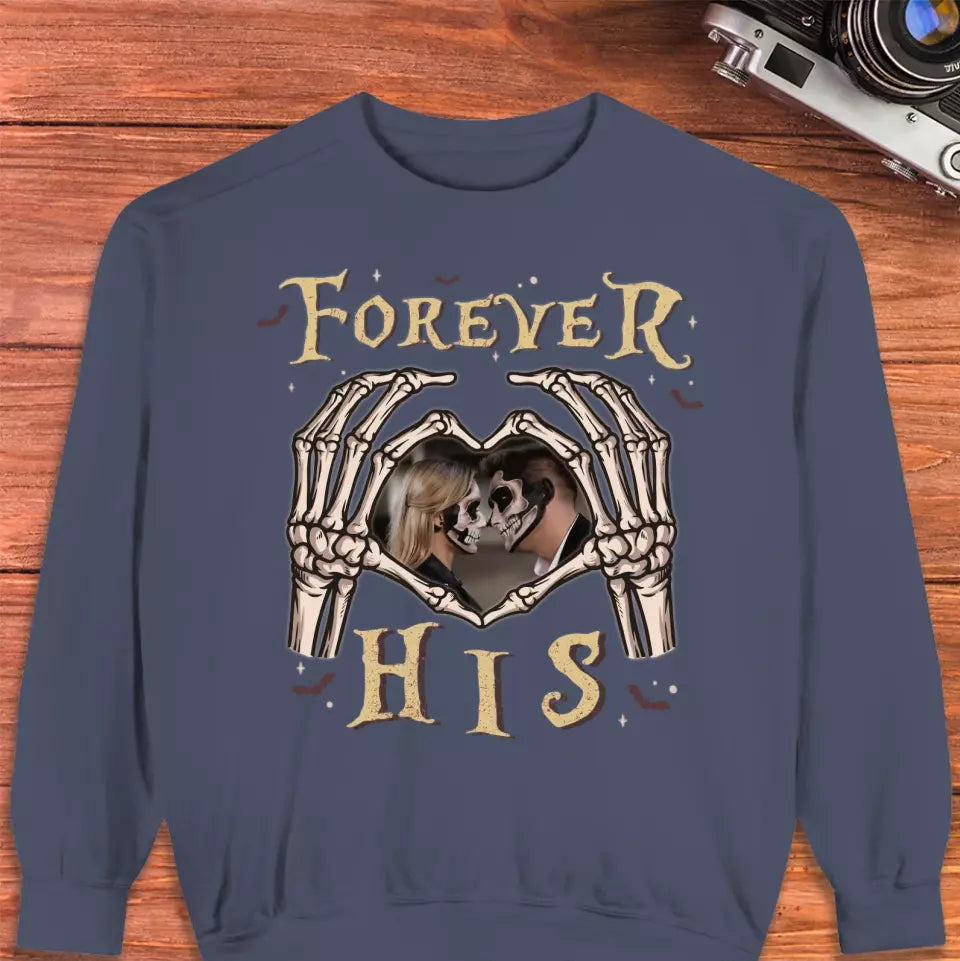 Forever Her - Custom Photo - Personalized Gifts For Couple - Sweater