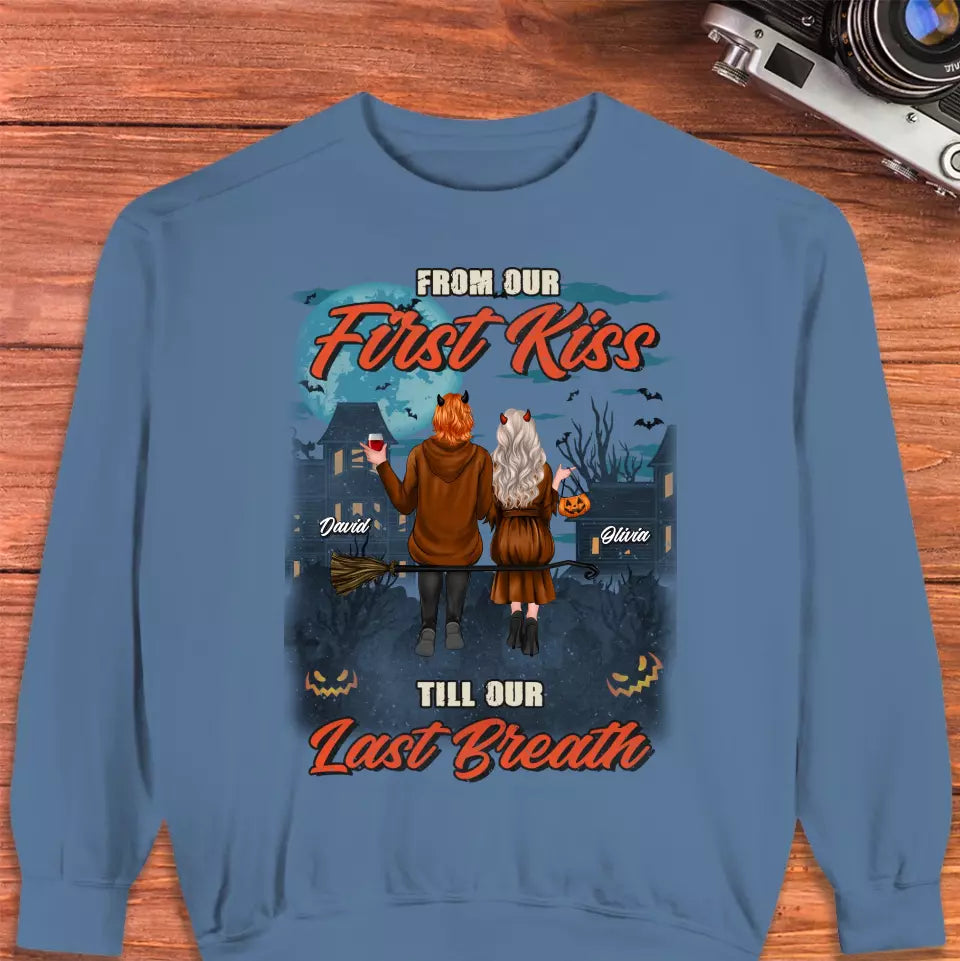 From Our First Kiss - Custom Name - Personalized Gifts for Couples - Sweater