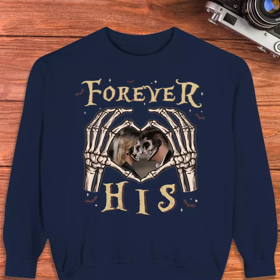 Forever Her - Custom Photo - Personalized Gifts For Couple - Sweater