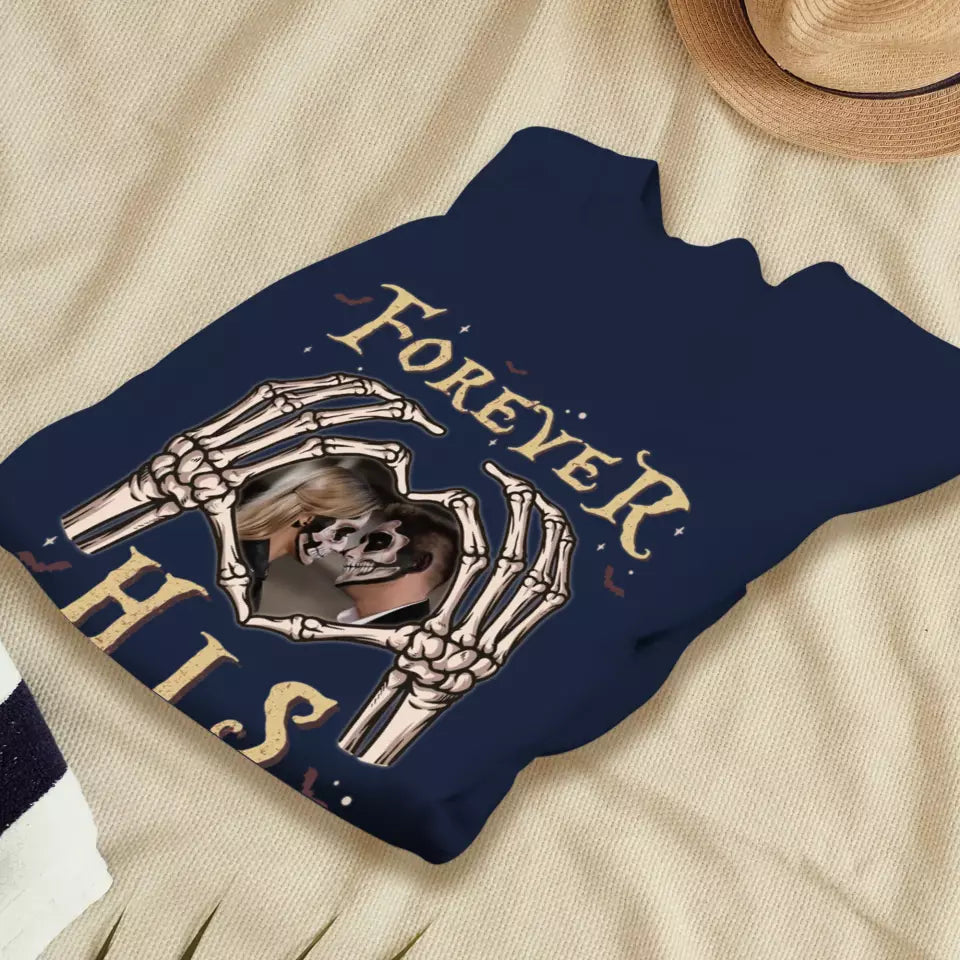 Forever Her - Custom Photo - Personalized Gifts For Couple - Sweater