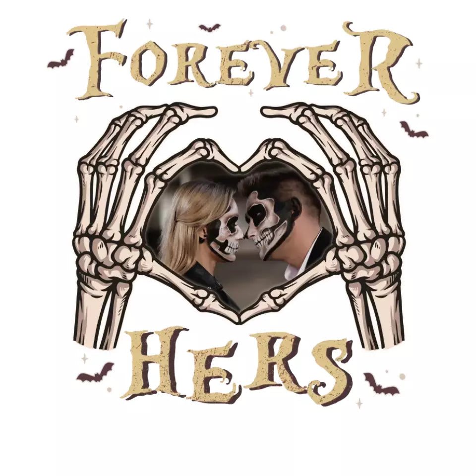 Forever Her - Custom Photo - Personalized Gifts For Couple - Sweater