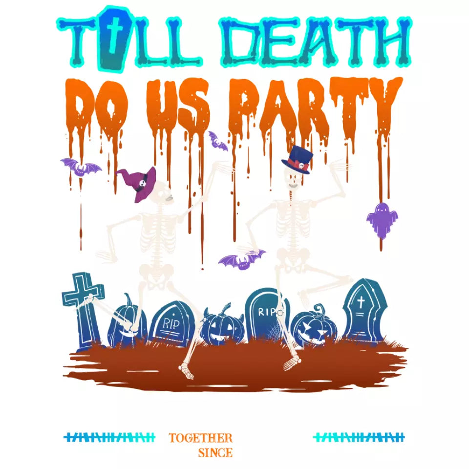 Till Death Do Us Party - Custom Anniversary Year - Personalized Gifts for Couples - Sweater