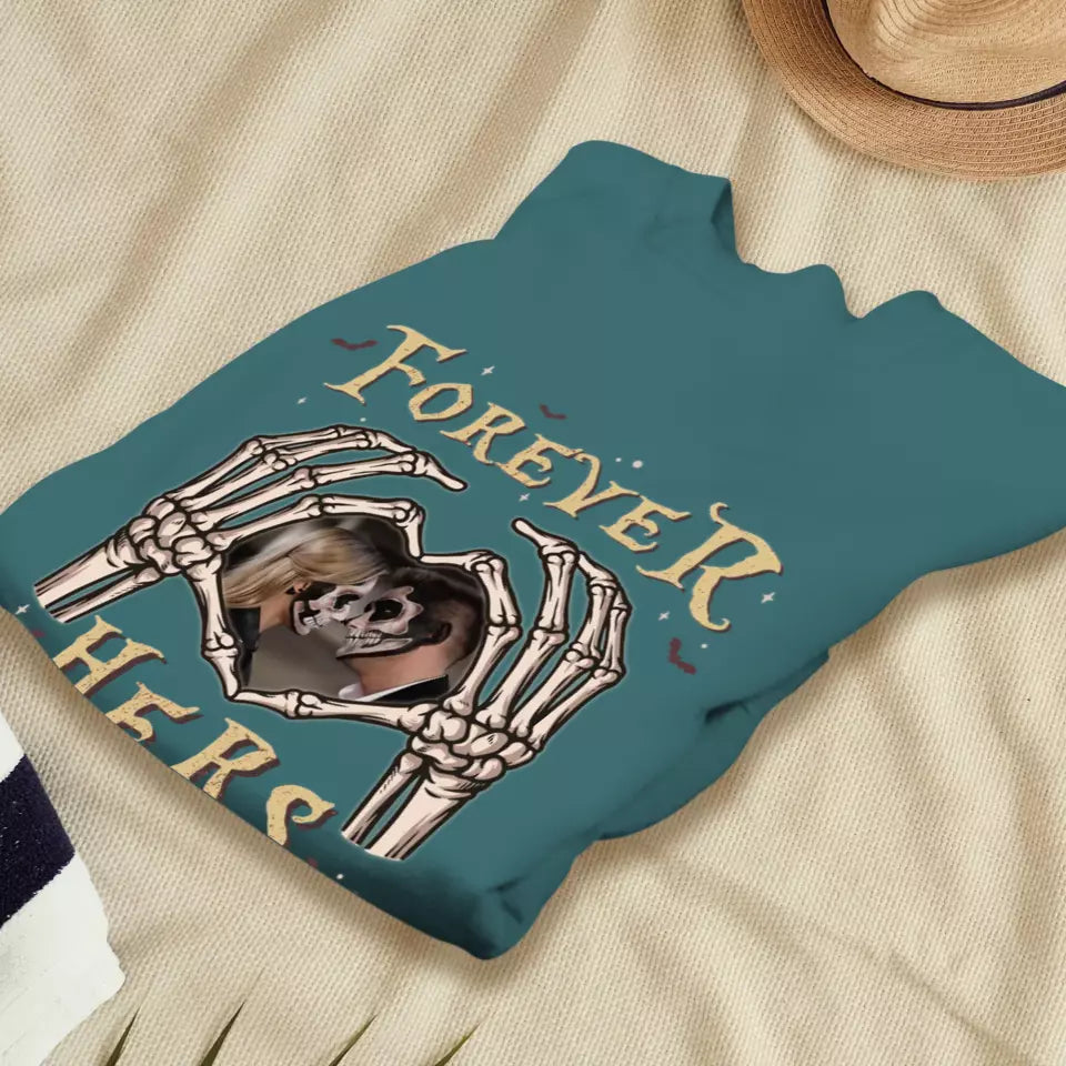 Forever Her - Custom Photo - Personalized Gifts For Couple - Sweater