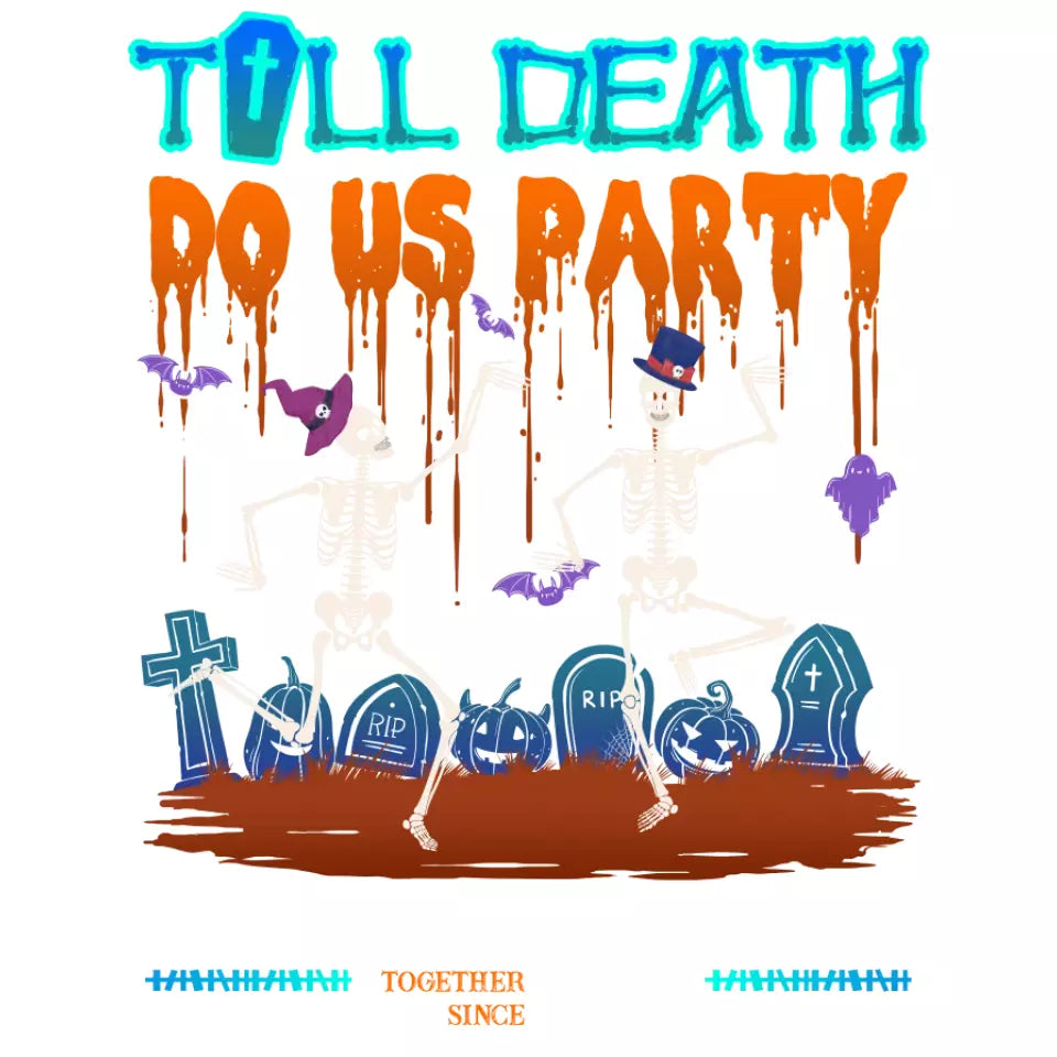 Till Death Do Us Party - Custom Anniversary Year - Personalized Gifts for Couples - Sweater