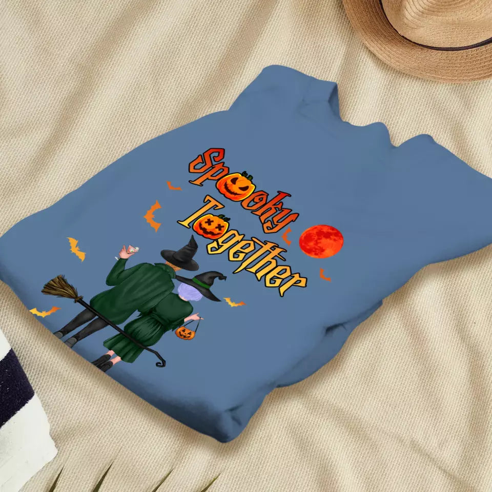 Spooky Together - Custom Name - Personalized Gifts for Couples - Sweater