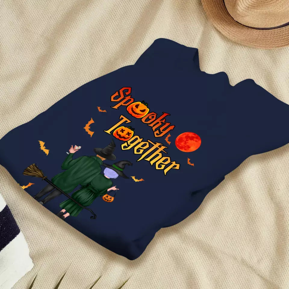 Spooky Together - Custom Name - Personalized Gifts for Couples - Sweater