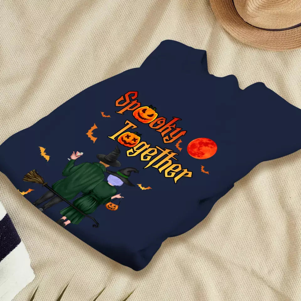 Spooky Together - Custom Name - Personalized Gifts for Couples - Sweater