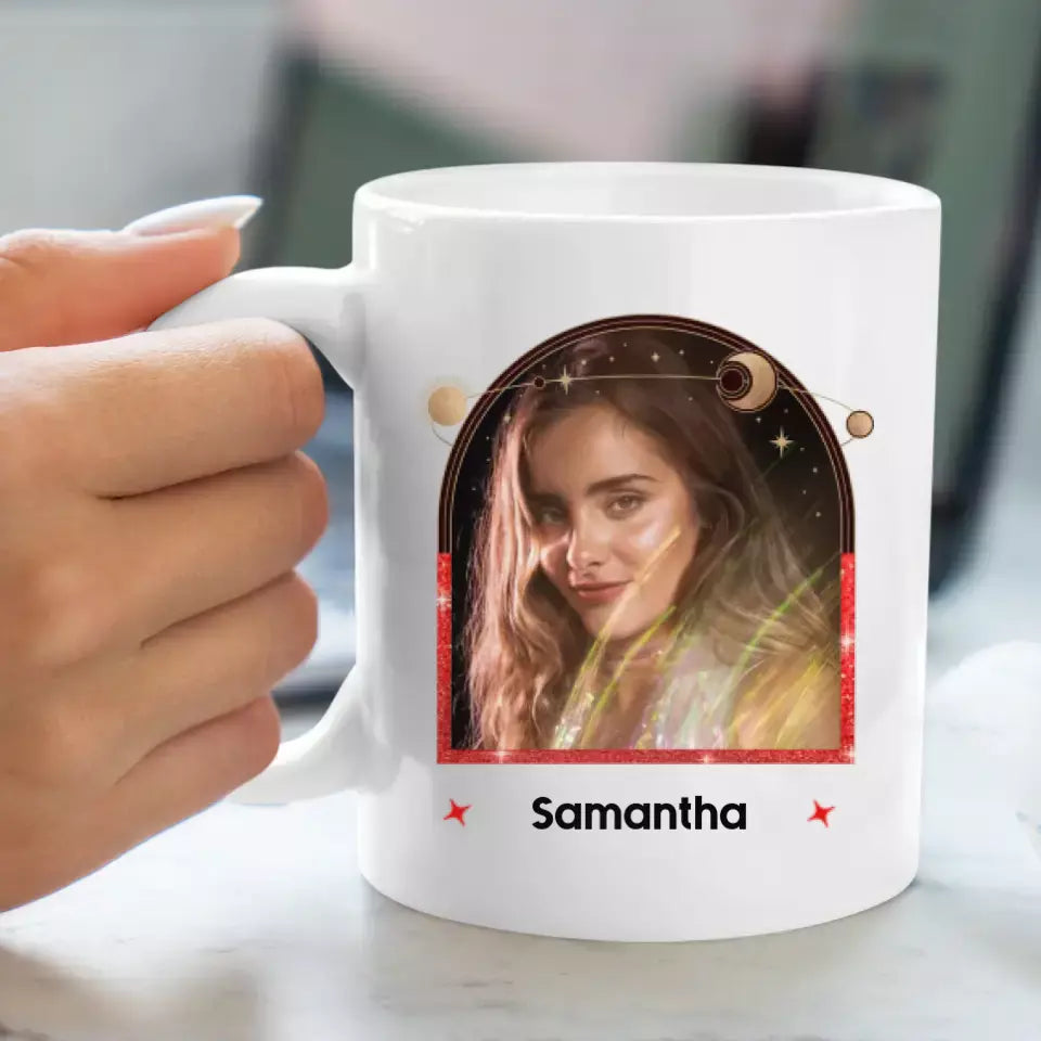 Roadmap Of Stars  - Custom Photo - Personalized Gifts For Her - Mug