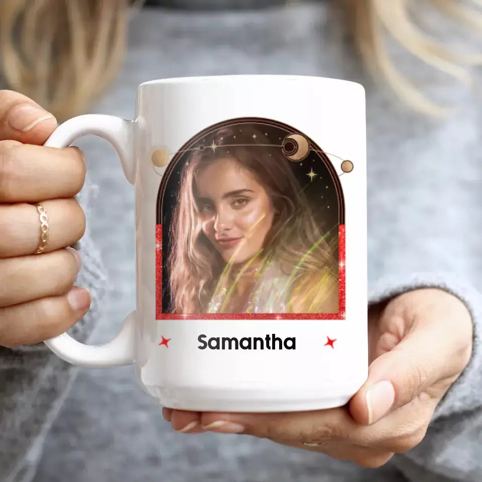 Roadmap Of Stars  - Custom Photo - Personalized Gifts For Her - Mug