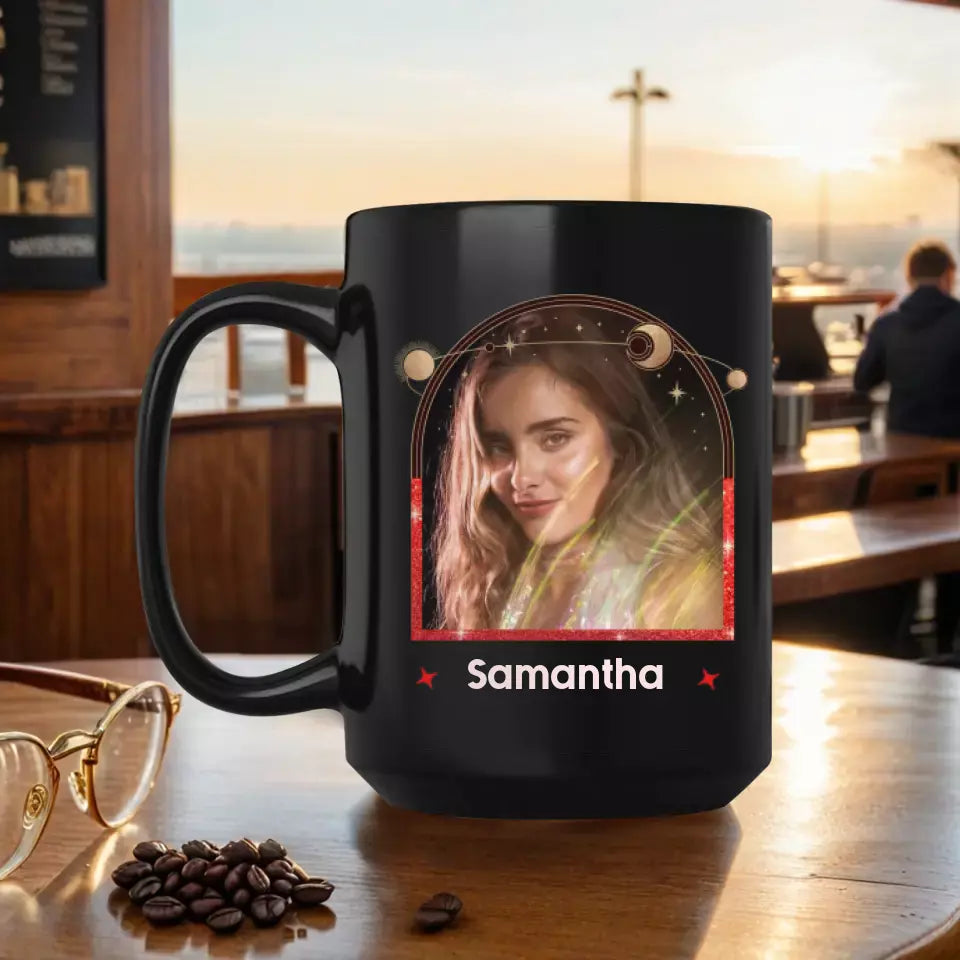 Roadmap Of Stars  - Custom Photo - Personalized Gifts For Her - Mug