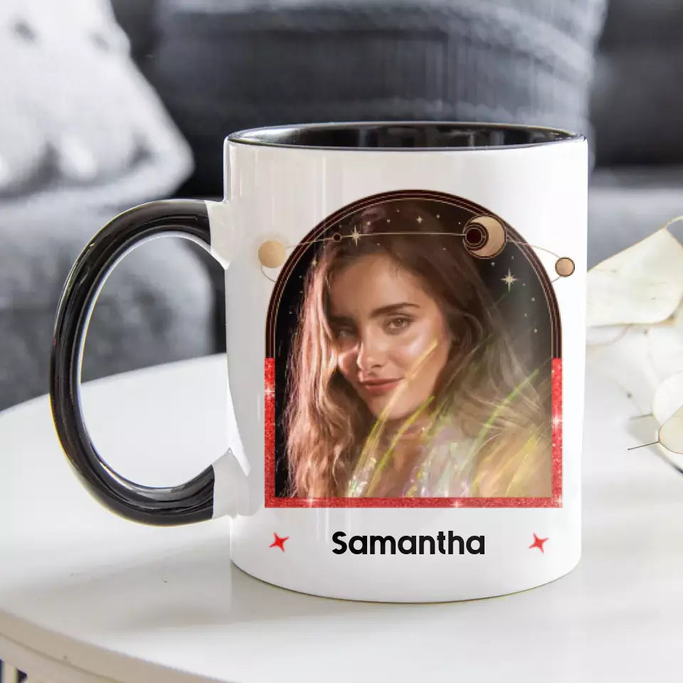 Roadmap Of Stars  - Custom Photo - Personalized Gifts For Her - Mug