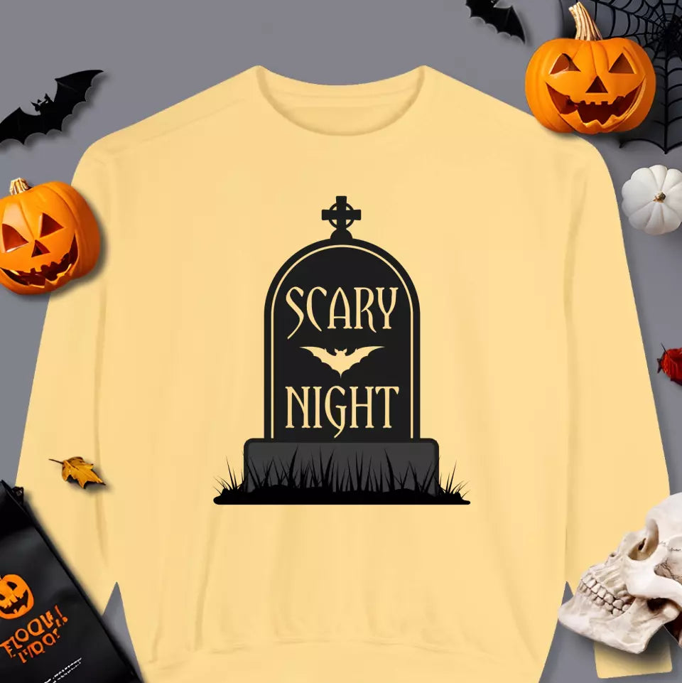 Halloween Horror Night - Custom Background - Sweater