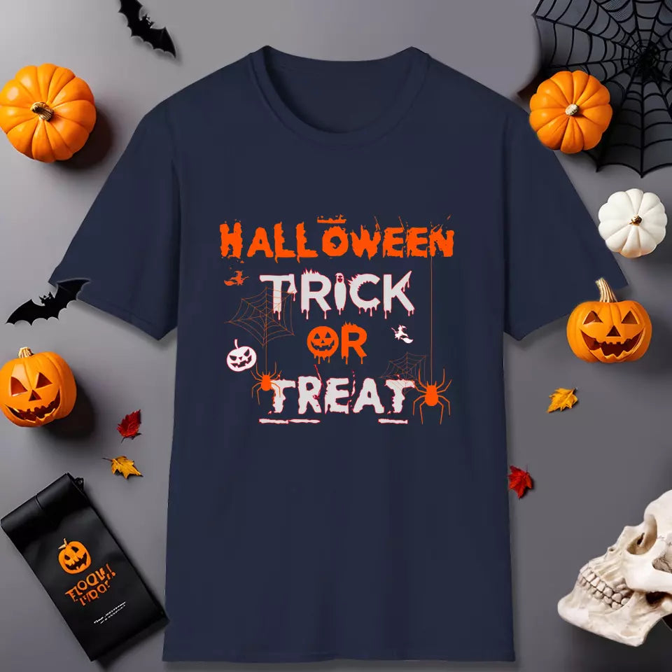 Happy Halloween - Custom Background - T-shirt