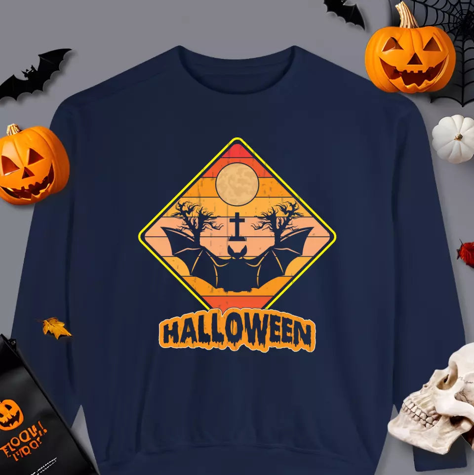 Happy Halloween - Custom Background - Sweater