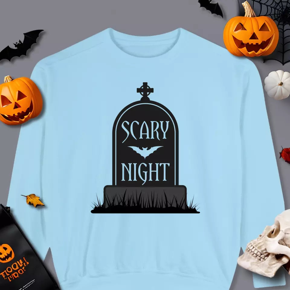 Halloween Horror Night - Custom Background - Sweater