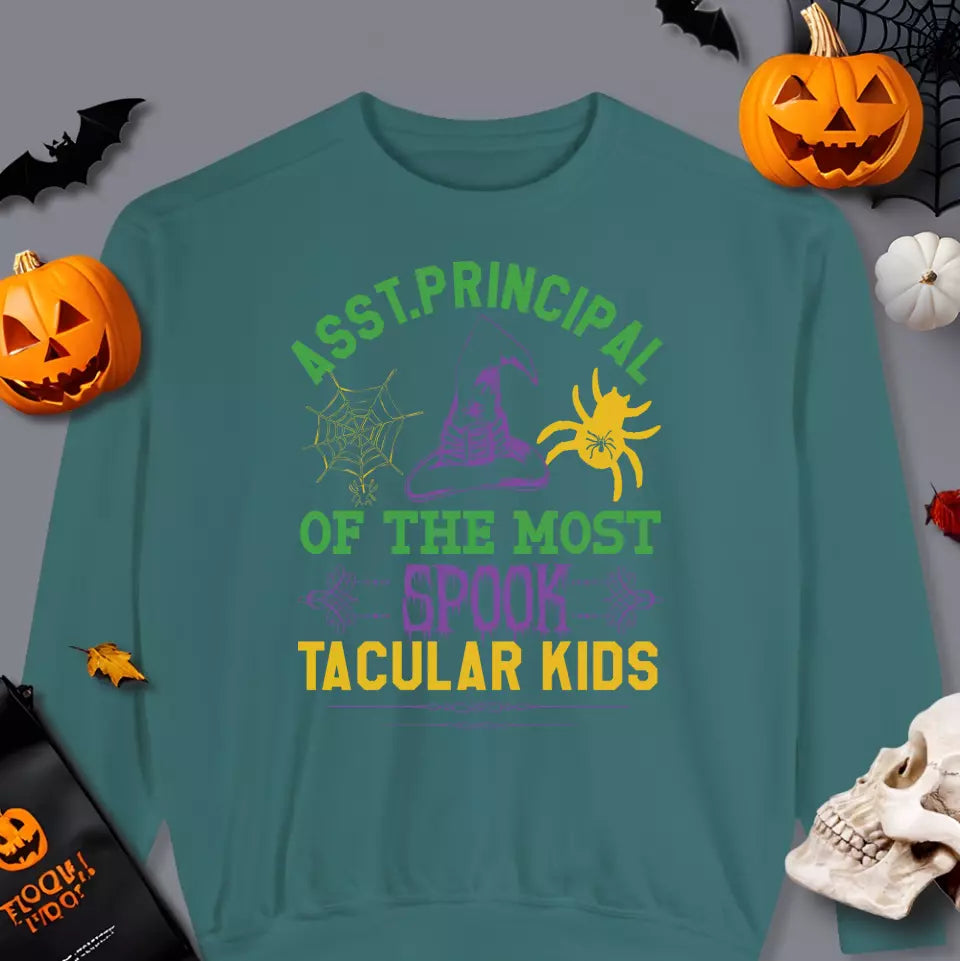 Principal Of The Most Spook Tacular Kids - Custom Background - Hoodie